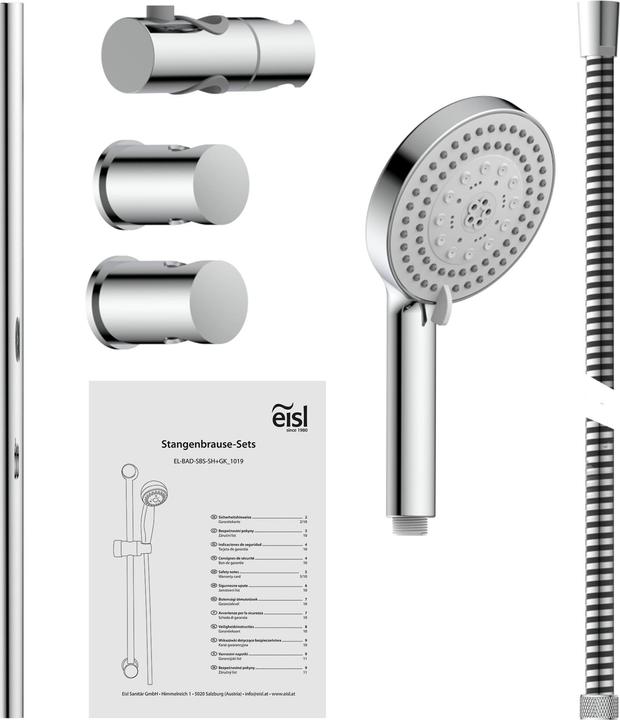 Actual product image Eisl STORM bar shower set (7 Beam types)