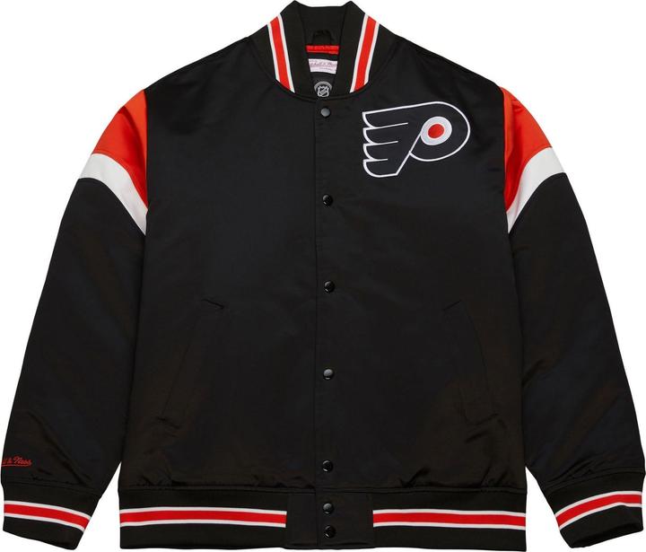 Mitchell & Ness M&N Heavyweight Satin Jacke NHL Philadelphia Flyers - M (M)