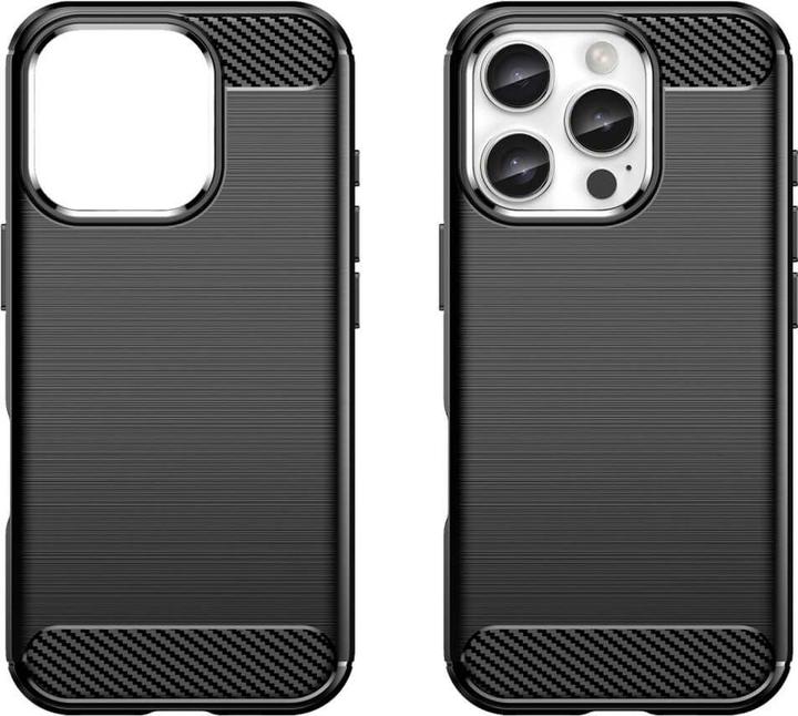 Immagine prodotto Cover-Discount iPhone 16 Pro - Custodia in metallo effetto carbonio (Apple iPhone 16 Pro)