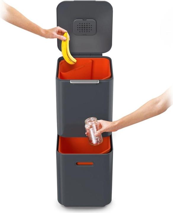 Image du produit Joseph Joseph Système de tri des déchets TOTEM COMPACT graphit (40 l)
