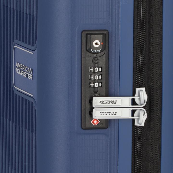 Immagine prodotto American Tourister Valigia da viaggio Aerostep 36 L, blu navy (36 l, Bagaglio a mano (fino a 50 litri))