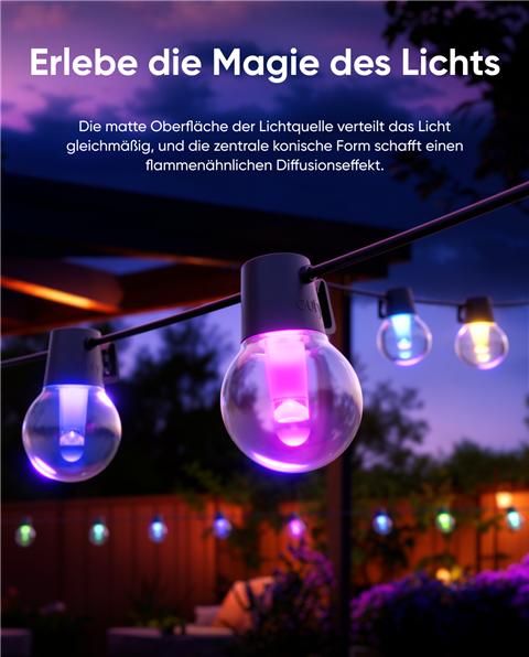 Productafbeelding eufy Buiten String Light E10 (29 m)
