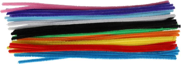 Image du produit Glorex Chenilles 6mmx30cm 100pcs assortis