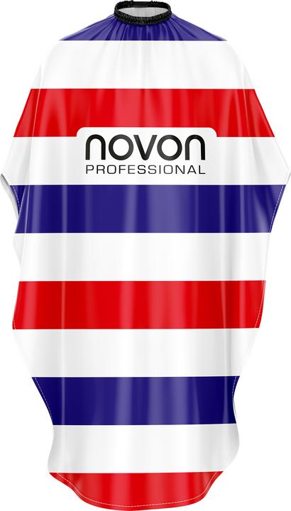Novon Professional Cape Colour Line White/Red/Blue - N403 15