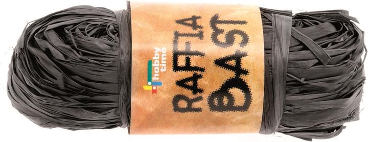Actual product image Glorex Raffia raffia 50g black