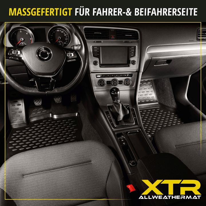 Image du produit Walser Tapis en caoutchouc XTR pour Mazda 5, 7 places 06/2010-aujourd'hui (2 tapis avant + 2 tapis arrière)