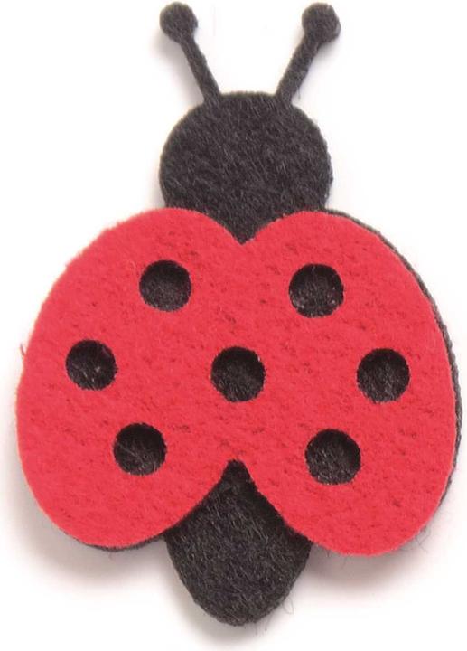 Immagine prodotto Glorex Coccinella di feltro 6pz 3,5cm rosso