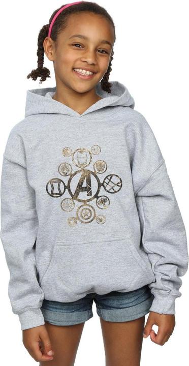 Image du produit - Sweat à capuche AVENGERS INFINITY WAR ICONS - Fille (152, 158)