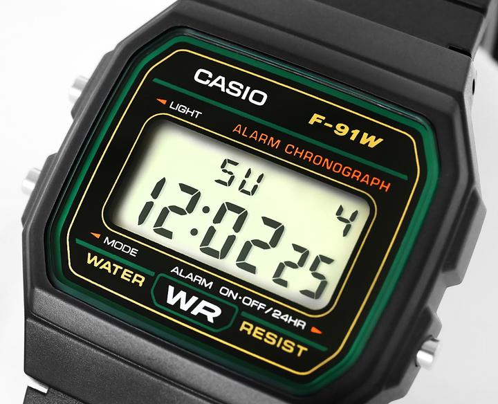 Actual product image Casio Retro Vintage - F-91W-3D (Digital watch, 33 mm)