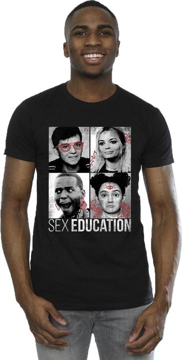 Immagine prodotto Netflix Sex Education Class Photos Maglietta Uomo (XL)