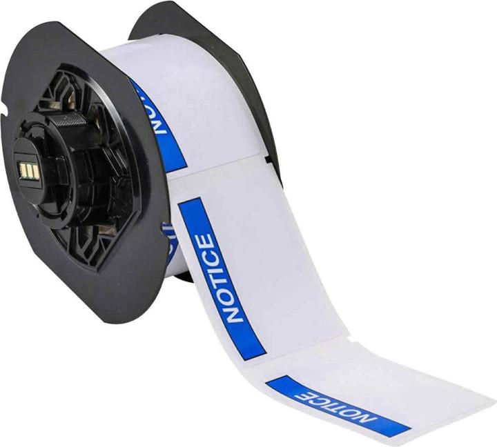 Produktbild Brady B30-241-595-ANSINO, vorgedruckte Vinyl-Etiketten, Blau auf weiss, glänzend, 57.15 x 76.20 mm