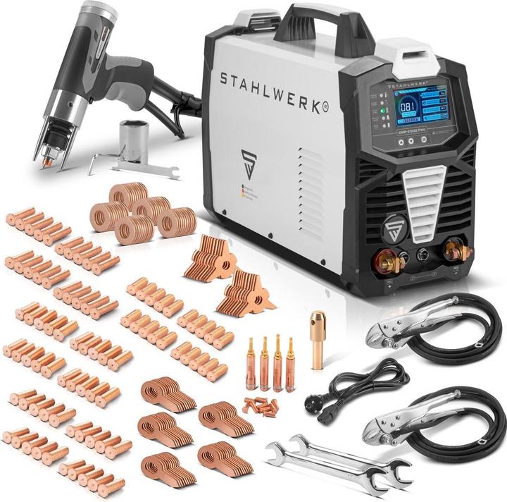 Actual product image Stahlwerk Bulge spotter CBR-2500 Pro fully equipped with 2,500 J and 230 V