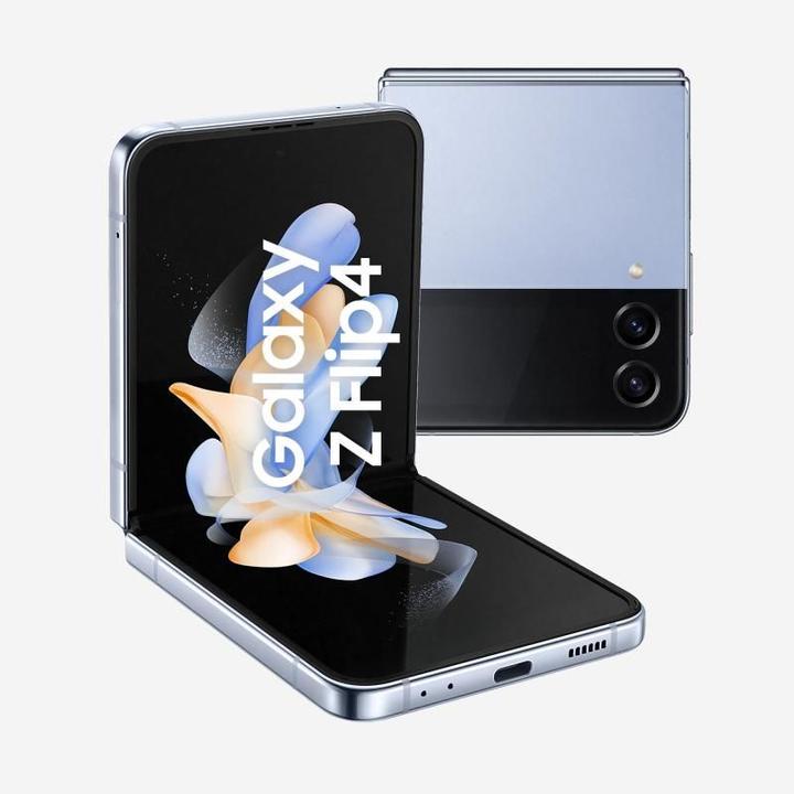 Produktbild Samsung Galaxy Z Flip4 EU (128 GB, Blue, 6.70", SIM + eSIM, 12 Mpx, 5G)
