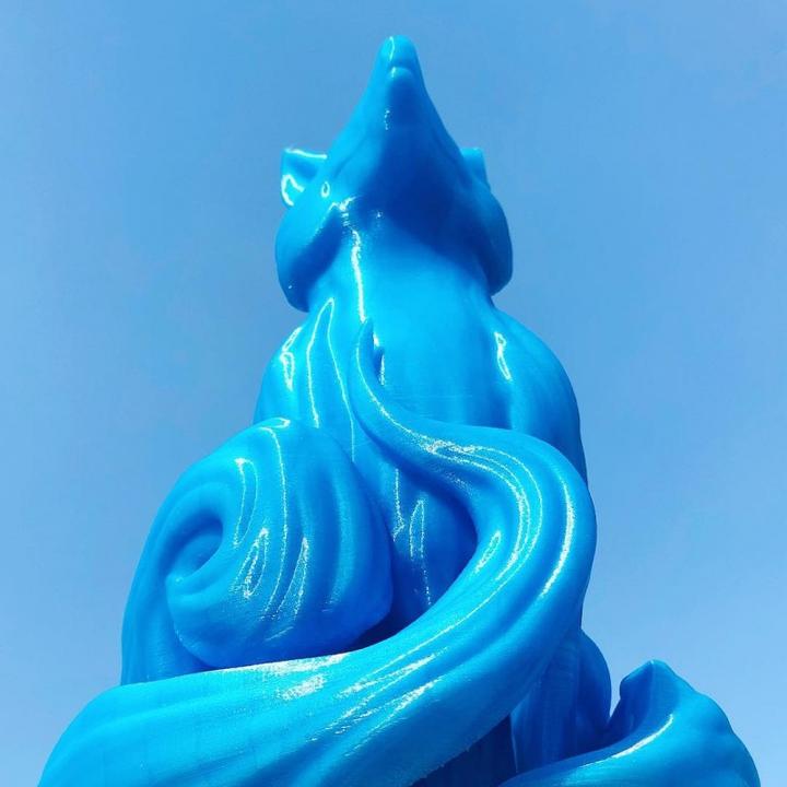 Actual product image Prusa Prusament PLA Azure Blue 1kg (PLA, 1.75 mm, 1000 g, Blue)