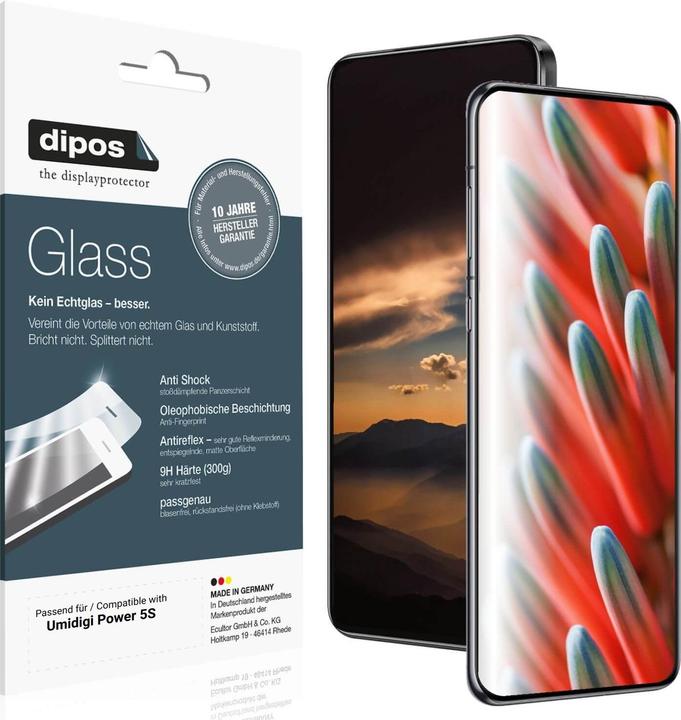 Produktbild Dipos Anti-Shock Displayschutz Matt 9H (1 Stück, Umidigi Power 5)