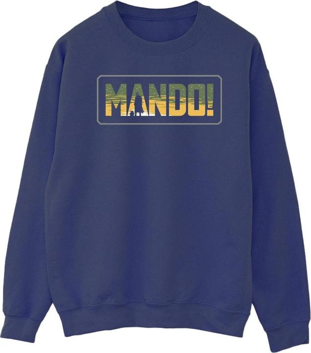 Immagine prodotto Star Wars The Mandalorian Mando Cutout Felpa Uomo (S)