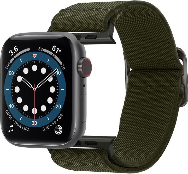 Immagine prodotto Spigen Fascia Fit Lite per Apple Watch Serie 42, 44, 45, 49 mm - kaki (42 mm, 44 mm, 45 mm, 49 mm, Nylon)