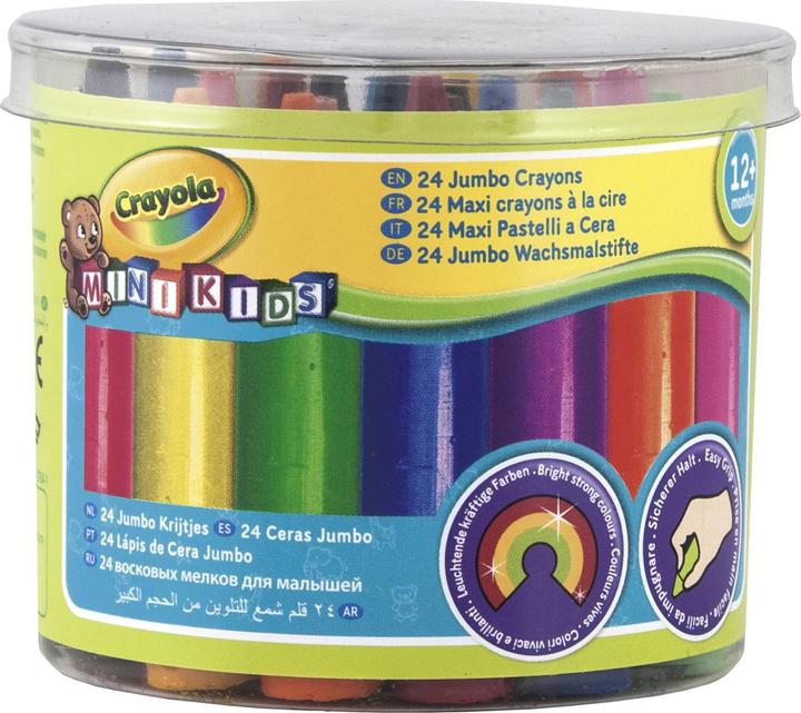 Actual product image Crayola Mini Kids - Dick wax crayons (Multi-colours, 24 x)