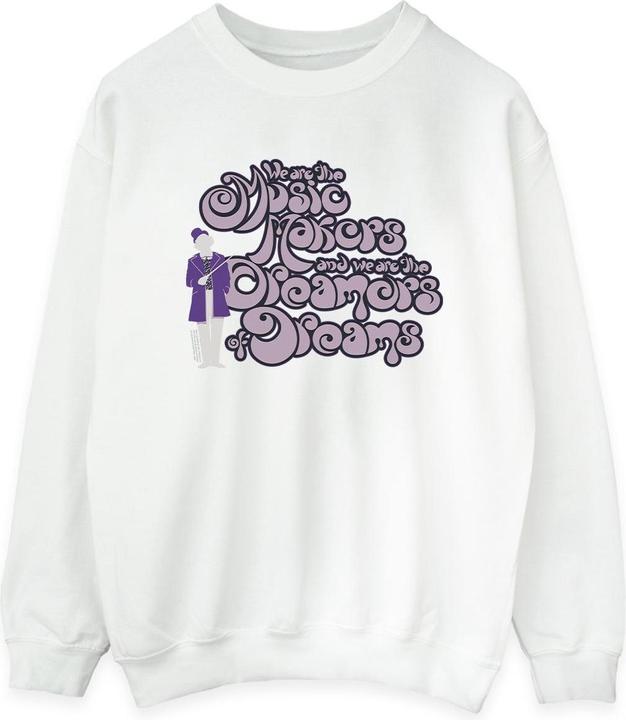 Willy Wonka & the Chocolate Factory Dreamers Text Sweatshirt