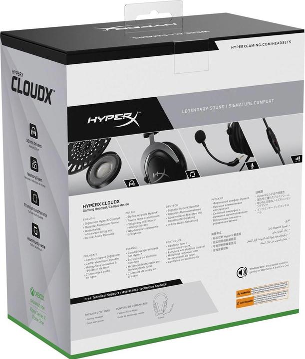 Actual product image HyperX CloudX (Cable)