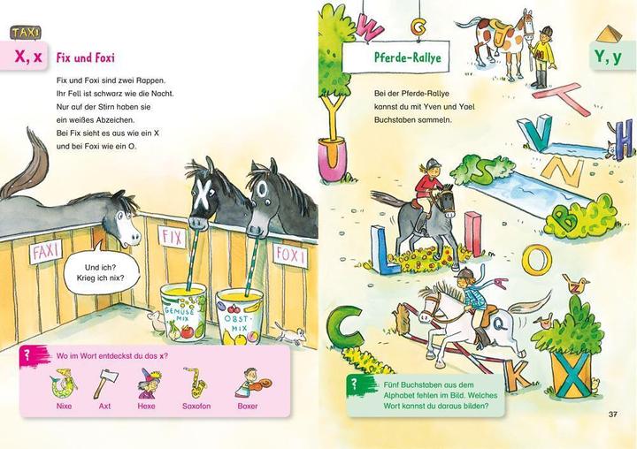 Actual product image Duden Leseprofi – Lustige Abc-Geschichten für Vorschule und Schulstart (German, Dorothea Tust, Dagmar Binder, 2021)