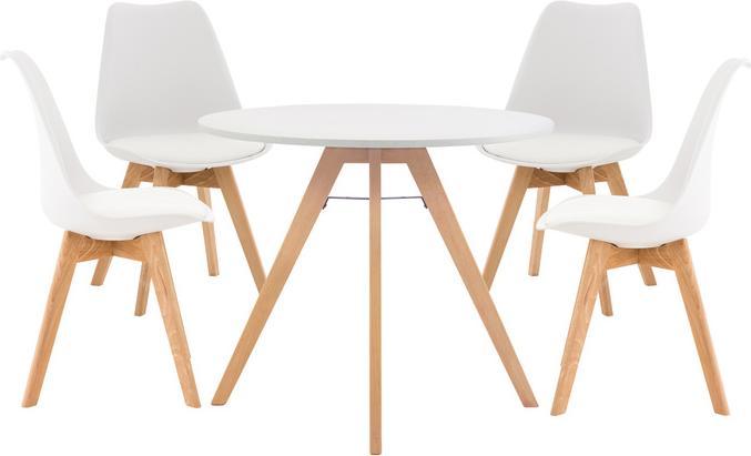 Produktbild Swisshandel24 Essgruppe Livik, weiss