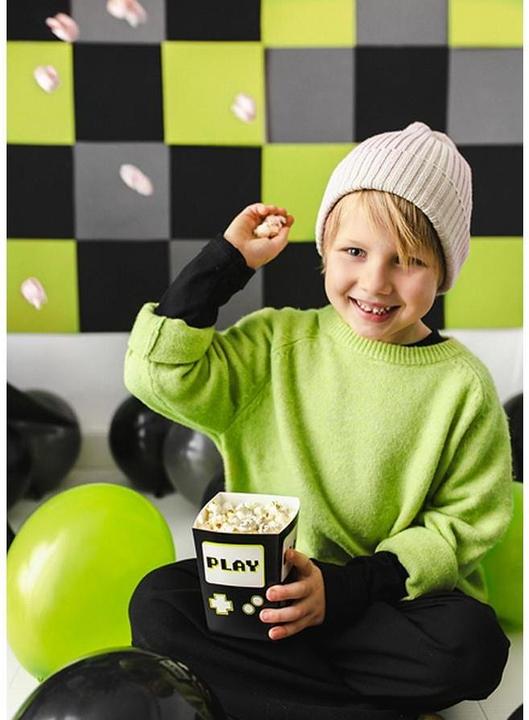 Image du produit Partydeco Boîte de PopCorn - Play (6 pièces) (6 x)