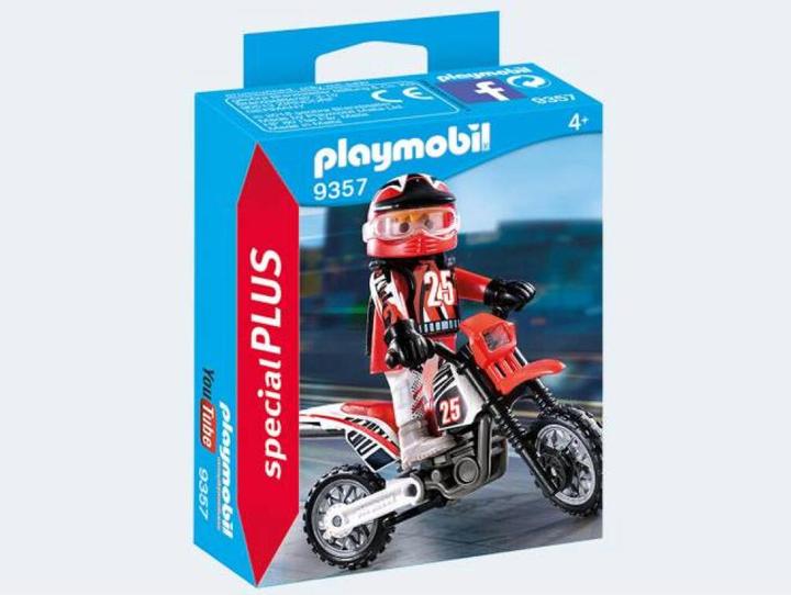 Produktbild Playmobil Motocross-Fahrer (9357, Playmobil Special Plus)