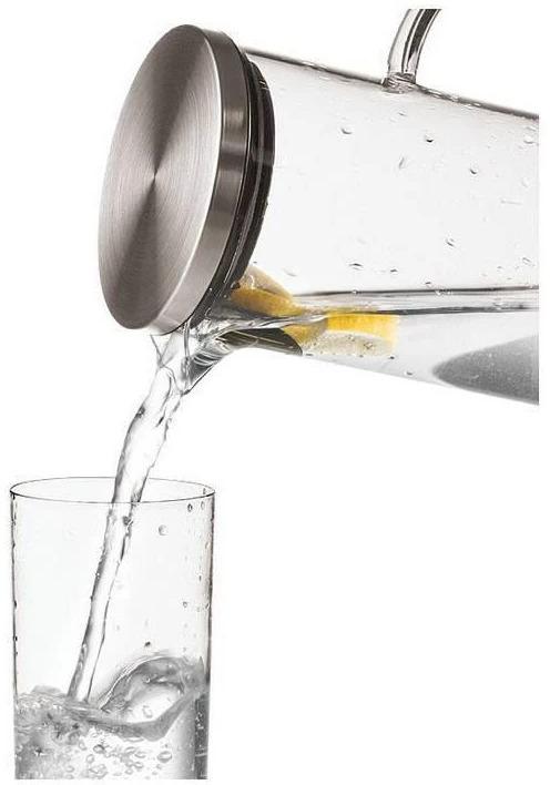 Produktbild Paderno Glaskaraffe mit Edelstahldeckel (1.50 l)