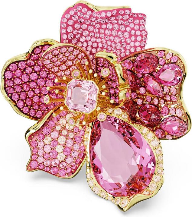 Produktbild Swarovski Florere Cocktail Ring Pavé Blume Rosa (55)