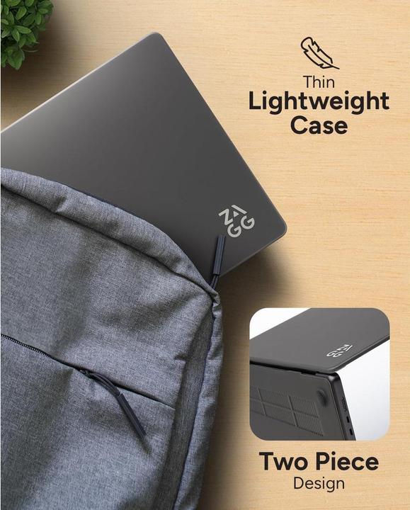 Produktbild Zagg Hard Case Apple Macbook Pro 13 M2/M1/2020 Frosted Black (13", Apple)