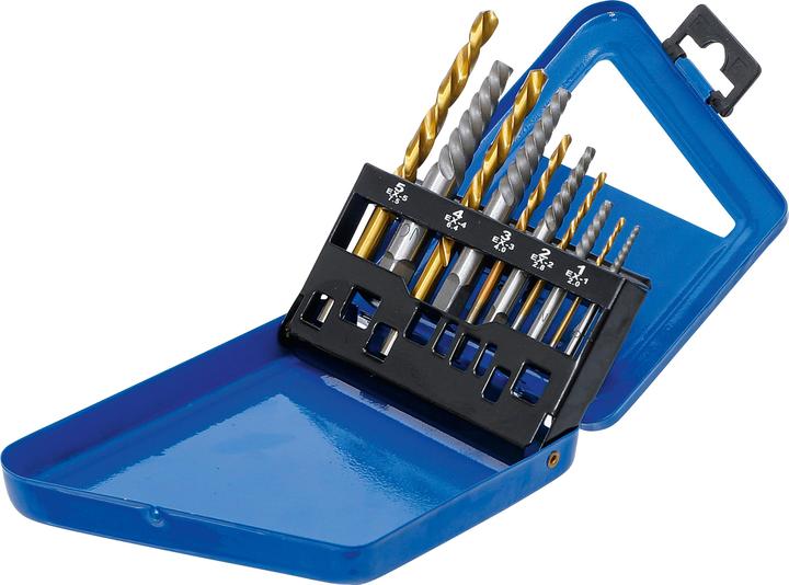 Produktbild BGS Schraubenausdreher und Linksbohrer-Satz (6.4 mm, 2.8 mm, 2 mm, 7.5 mm, 4 mm)