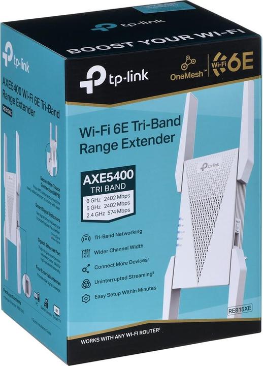Produktbild TP-Link WLAN-Mesh-Repeater RE815XE (2402 Mbit/s, 574 Mbit/s)