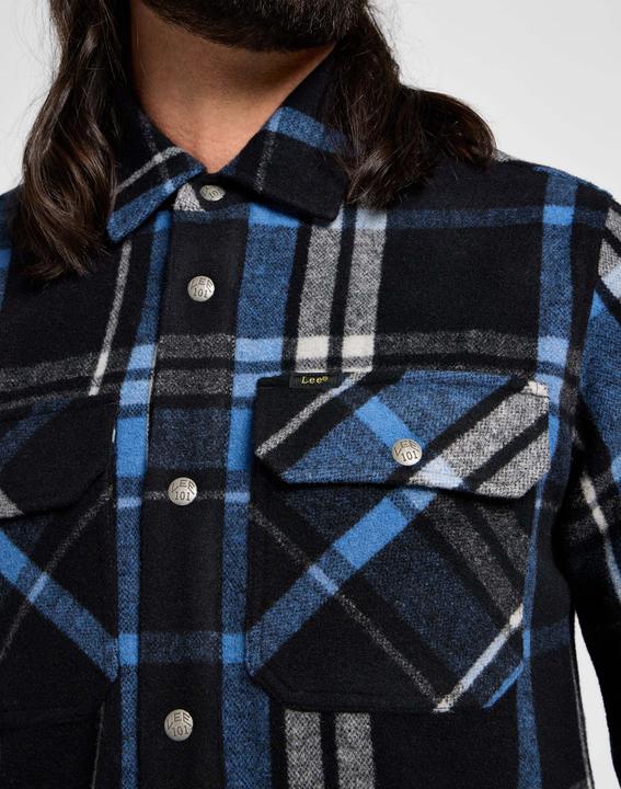 Image du produit Lee Chemise à manches longues 101 Wool Overshirt (M)