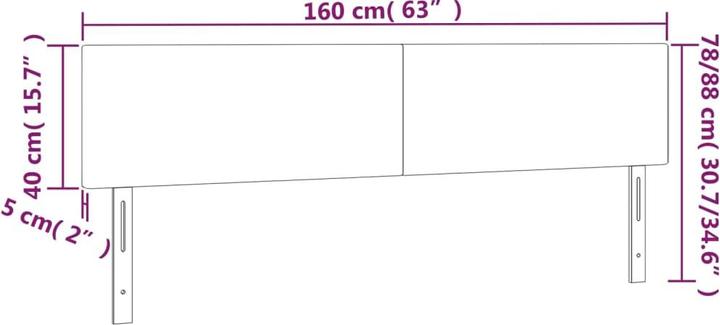 Produktbild VidaXL Conni (160 x 5 x 88 cm)
