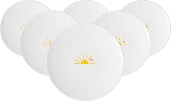 Villeroy & Boch With Love breakfast plate Hello Sunshine (6 x, 21.20 cm)