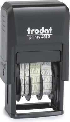 Actual product image Trodat Date stamp Printy NL black + pad black 4810