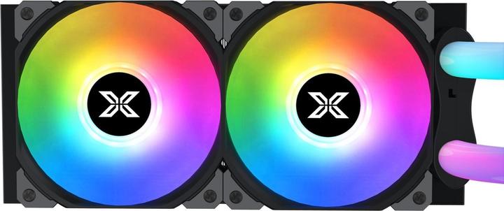 Image du produit Xigmatek Kit Watercooling Neon Aqua RGB - 240mm (Noir)