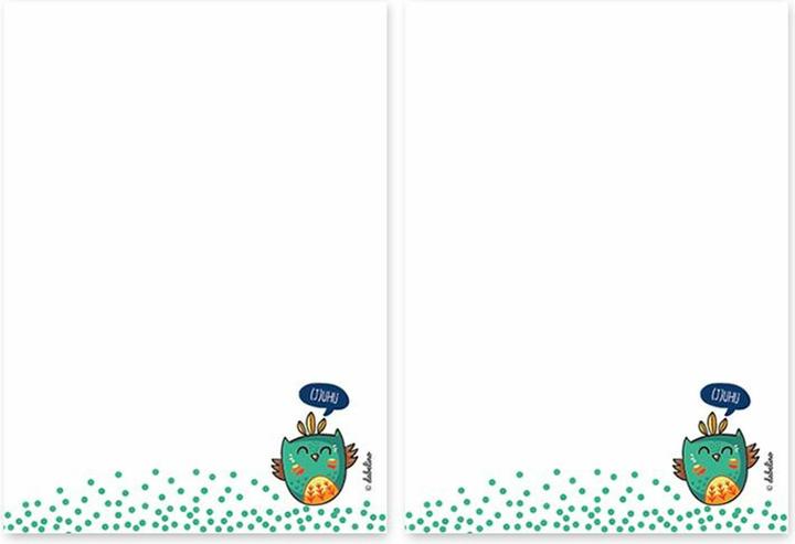 Produktbild Dabelino Notizblock-Set Eulen (für Kinder) (A6)