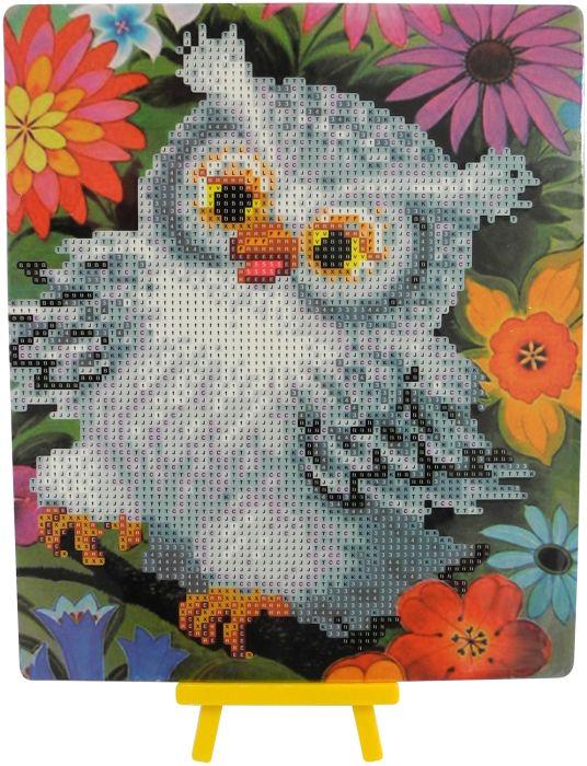 Actual product image Pracht Diamond Painting Owl 25x21cm