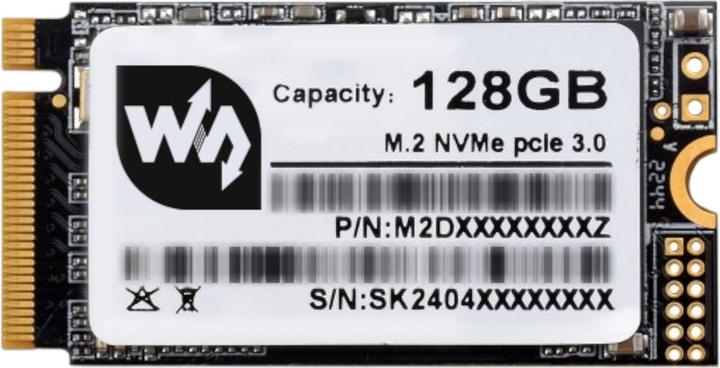Actual product image WaveShare 128GB SSD M.2 NVME 2242 memory (128 GB, M.2 2242)