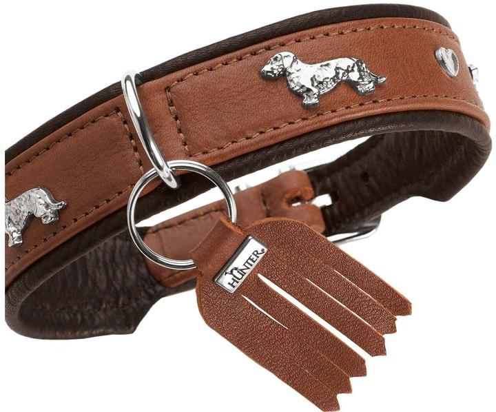 Immagine prodotto Hunter Collare bassotto Monaco 37/XS-S, pelle di vacchetta (37, Cane, Generale)