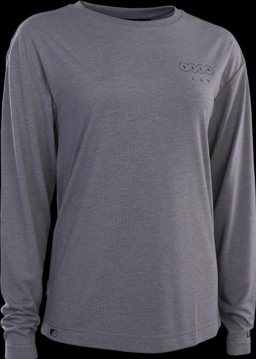 Actual product image ION Bike Jersey Seek Amp LS women - shark-grey (XL)