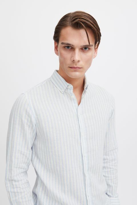 Actual product image Casual Friday CFAnton LS BD striped linen mix shirt 20504974 (3XL)
