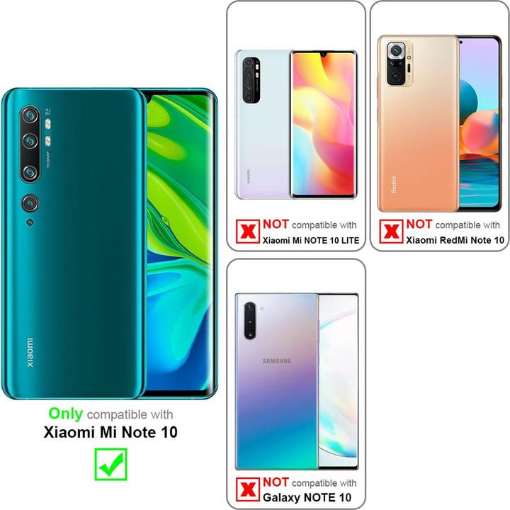 Actual product image Cadorabo Cover (Xiaomi Mi Note 10)