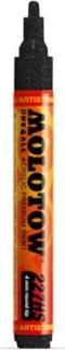 Actual product image Molotow Felt-tip pen One4all 227HS metallic bck 223 (Metallic Black, 4 mm, 1 x)