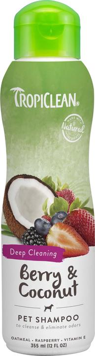 Immagine prodotto Tropiclean SHAMPOO ALLE BACCHE E COCCO - 355ML (719.2100) (Cane, Gatto, 355 ml)