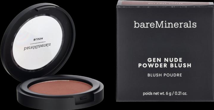 Actual product image Bare Minerals Bareminerals Gen Nude Powder Blush But First, Coffee - 6g