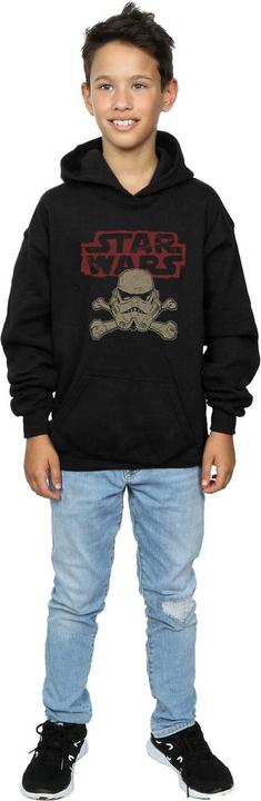 Actual product image Star Wars Boys Stormtrooper Skull Logo Hoodie (152, 158)