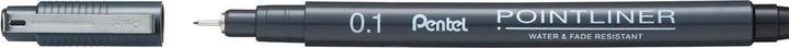 Produktbild Pentel PentelArts Permanent Fineliner Pointliner, schwarz, 0,1 mm (Schwarz, 1 x)